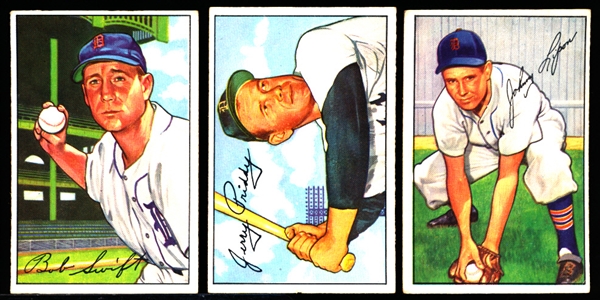 1952 Bowman Bb-3 Diff Detroit Tigers