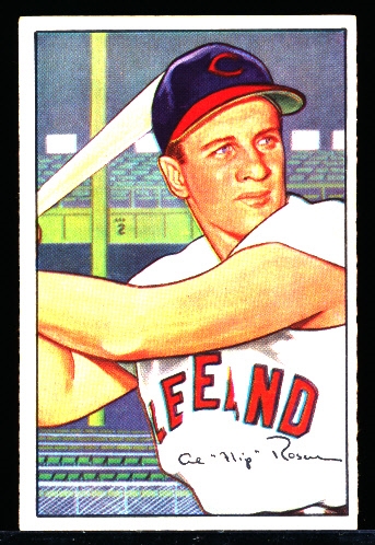 1952 Bowman Bb- #151 Al Rosen, Cleveland