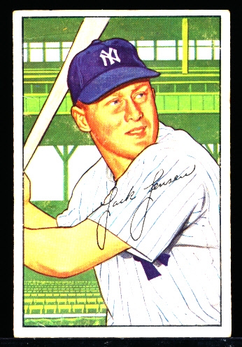 1952 Bowman Bb- #161 Jackie Jensen, Wash