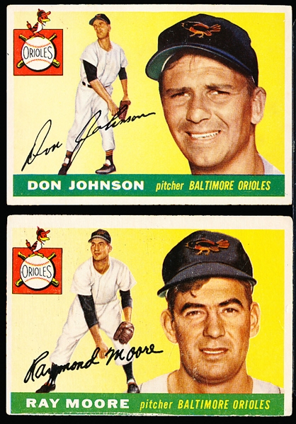 1955 Topps Bb- 2 Diff Hi#’s