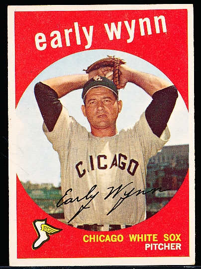 1959 Topps Baseball- #260 Early Wynn, White Sox- Hall of Famer!