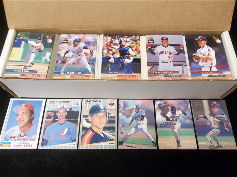 Baseball Star Card Lot- 700 Assorted Stars