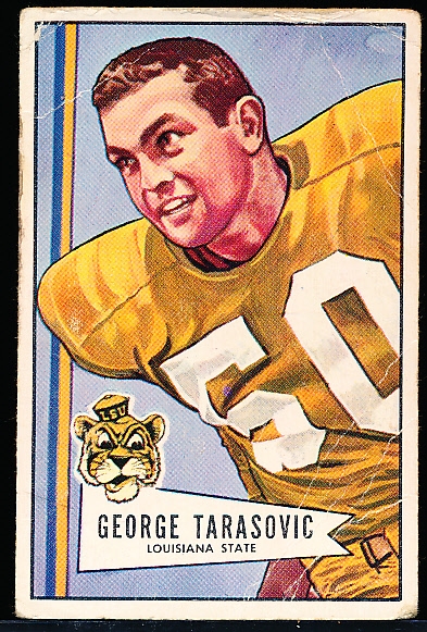 1952 Bowman Fb Large- #94 George Tarasovic, Steelers