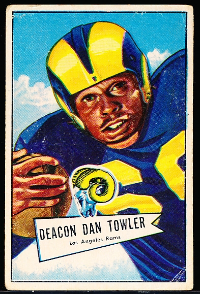 1952 Bowman Fb Large- #120 Dan Towler, Rams