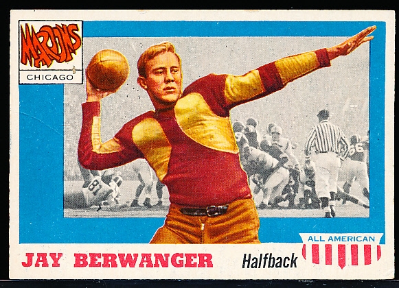 1955 Topps Fb All American- #78 Jay Berwanger RC, Chicago