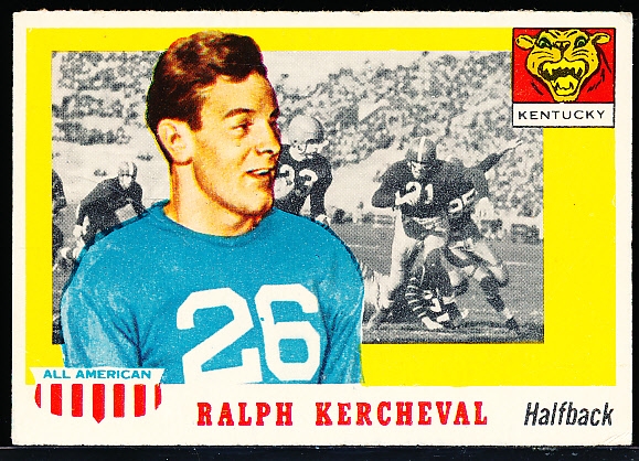 1955 Topps Fb All American- #88 Kerchevel, Kentucky