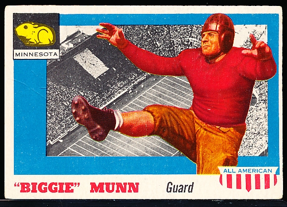 1955 Topps Fb All American- #92 Biggie Munn, Minnesota