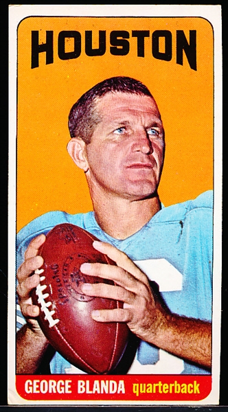 1965 Topps Fb- #69 George Blanda, Oilers