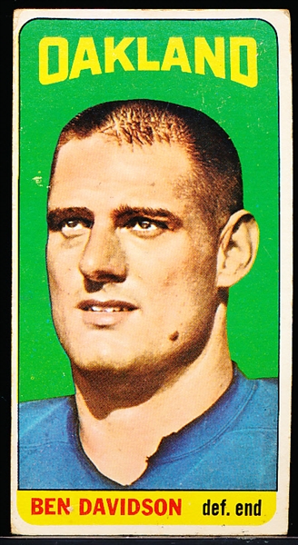 1965 Topps Fb- #137 Ben Davidson, Raiders