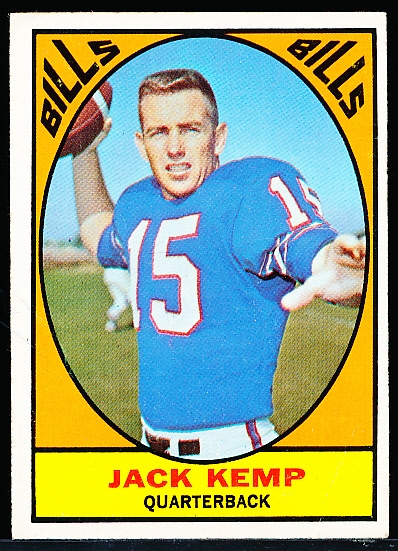 1967 Topps Fb- #24 Jack Kemp, Bills