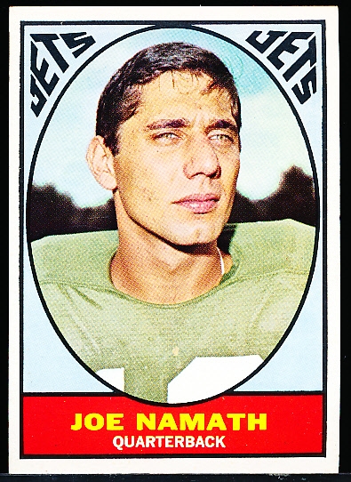 1967 Topps Fb- #98 Joe Namath, Jets