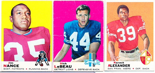 1969/70 Topps Fb- 42 Asst