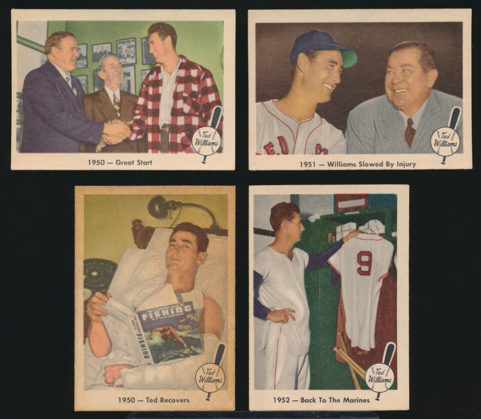 1959 Fleer Ted Williams Bb- 4 Diff