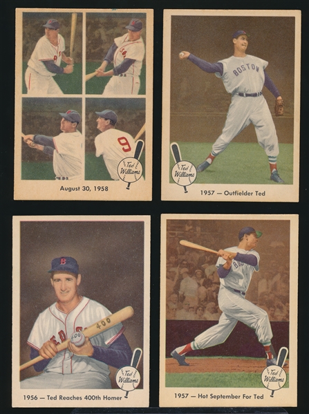 1959 Fleer Ted Williams Bb- 4 Diff