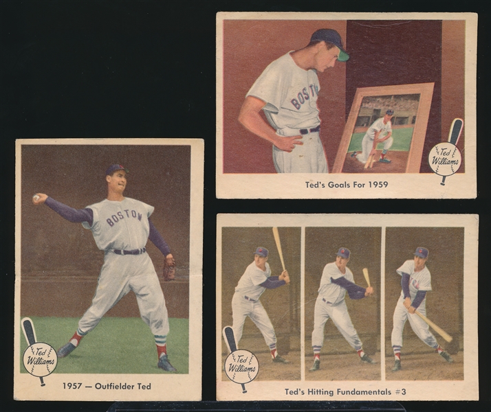 1959 Fleer Ted Williams Bb- 7 Diff