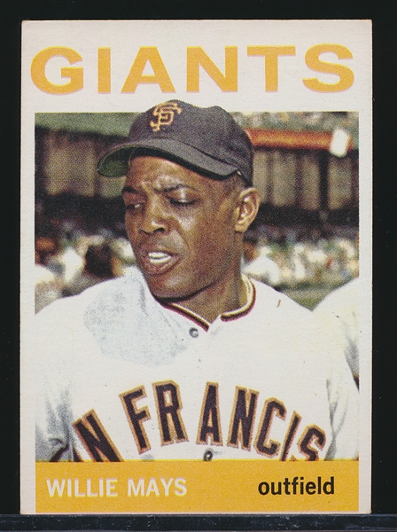 1964 Topps Baseball- #150 Willie Mays, Giants