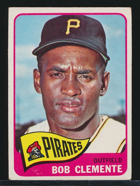 1965 Topps Baseball- #160 Bob Clemente, Pirates