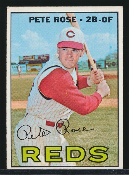 1967 Topps Bb- #430 Pete Rose, Reds