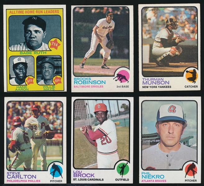 1973 Topps Bb- 6 Stars