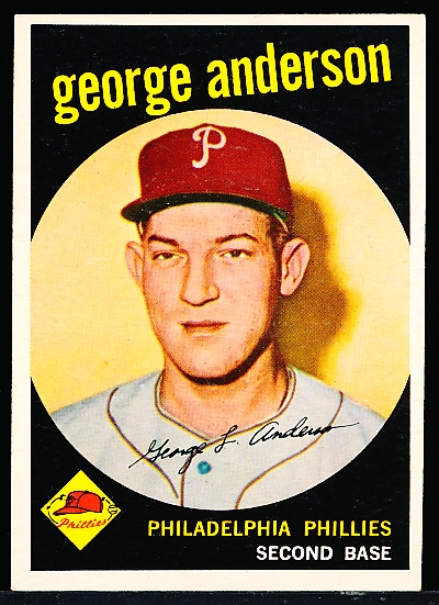 1959 Topps Baseball- #338 Sparky Anderson RC