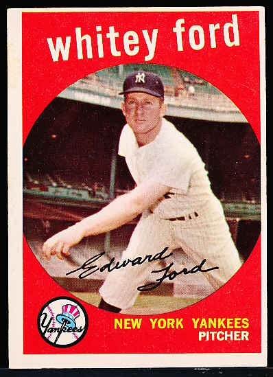 1959 Topps Baseball- #430 Whitey Ford, Yankees