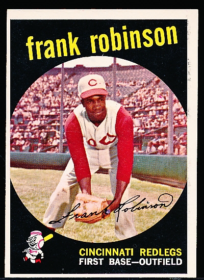 1959 Topps Baseball- #435 Frank Robinson, Reds