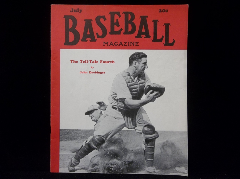 July 1940 “Baseball Magazine”- Ernie Lombardi/ Johnny Mize Cover