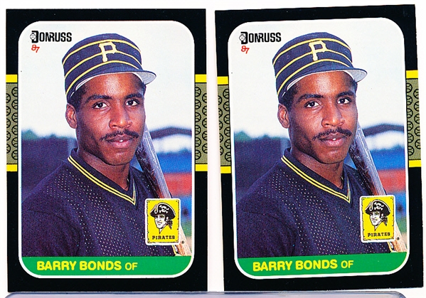 1987 Donruss Bsbl. #361 Barry Bonds RC- 26 Cards