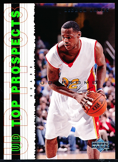 2003 Upper Deck Top Prospects LeBron James Promo- #P3