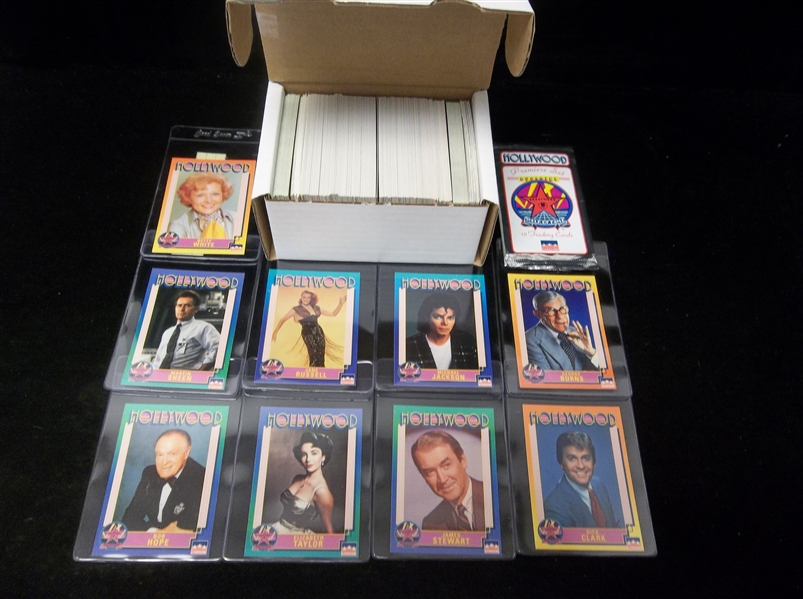 1991 Starline “Hollywood Walk of Fame” Complete Set of 250