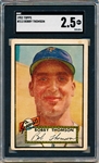 1952 Topps Baseball- #313 Bobby Thompson, Giants- Hi# - SGC 2.5 (Good +)