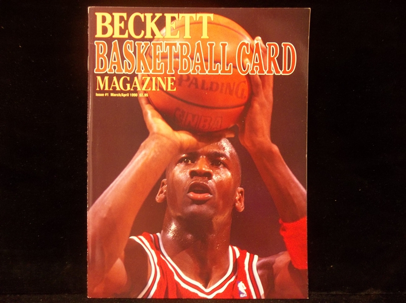 1990 Becket Monthly Basketball- Issue #1- Michael Jordan Cover