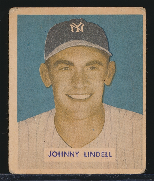 1949 Bow. Bb- # 197 Johnny Lindell, Yankees- Hi#