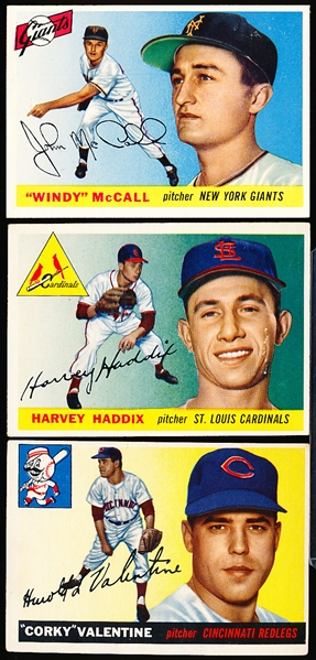 1955 Topps Baseball- 5 Diff