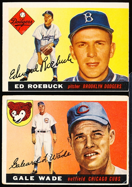 1955 Topps Baseball- 2 Diff Hi#’s