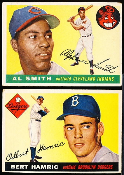 1955 Topps Baseball- 2 Diff Hi#’s