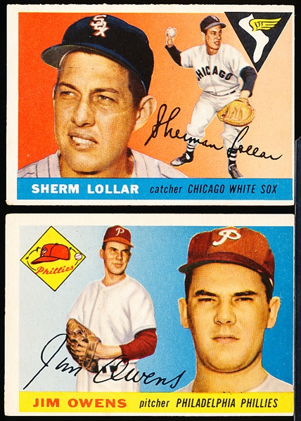 1955 Topps Baseball- 2 Diff Hi#’s