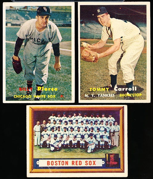 1957 Topps Baseball- 5 Diff