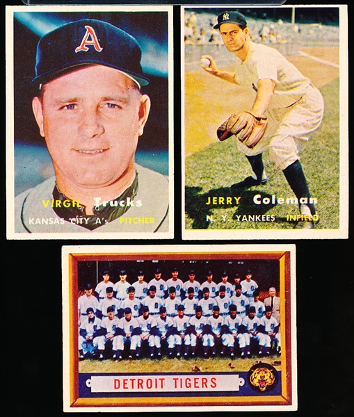 1957 Topps Baseball- 5 Diff