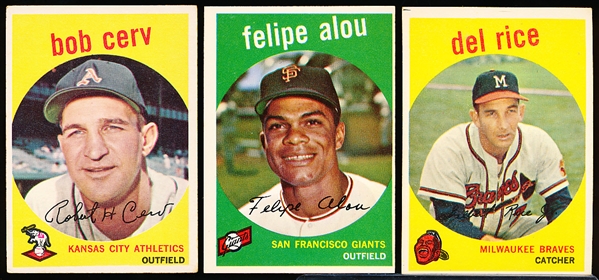 1959 Topps Bb- 12 Diff