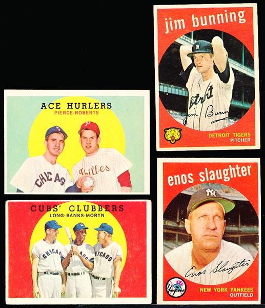 1959 Topps Bb- 4 Diff