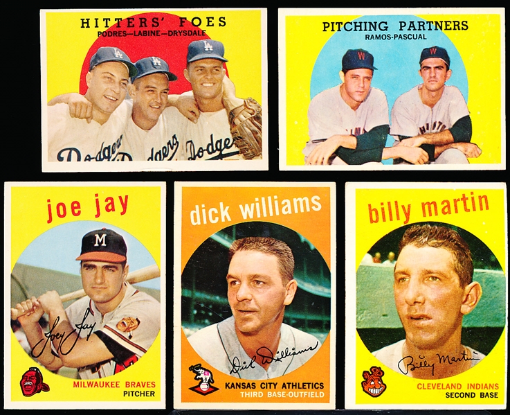 1959 Topps Bb- 5 Diff