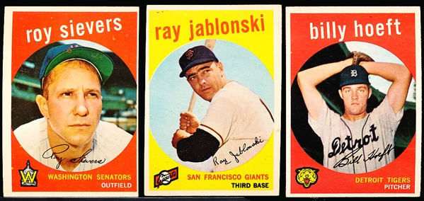 1959 Topps Bb- 15 Diff