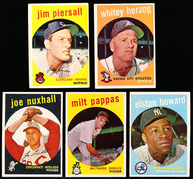 1959 Topps Bb- 5 Diff