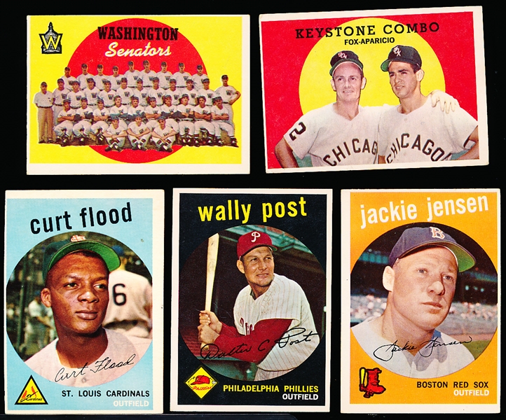 1959 Topps Bb- 5 Diff