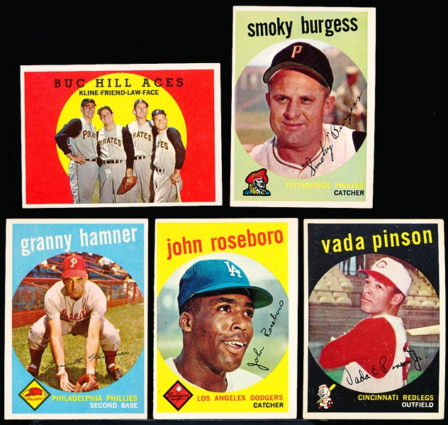 1959 Topps Bb- 5 Diff