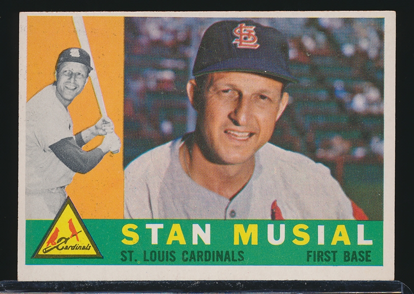 1960 Topps Bb- #250 Stan Musial, Cards