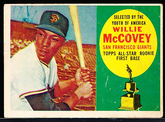 1960 Topps Bb- #316 Willie McCovey RC