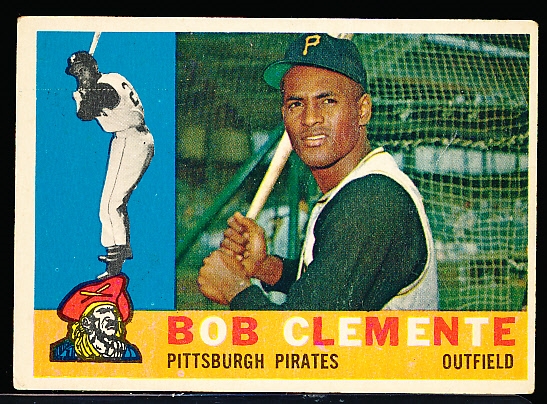 1960 Topps Bb- #326 Bob Clemente, Pirates