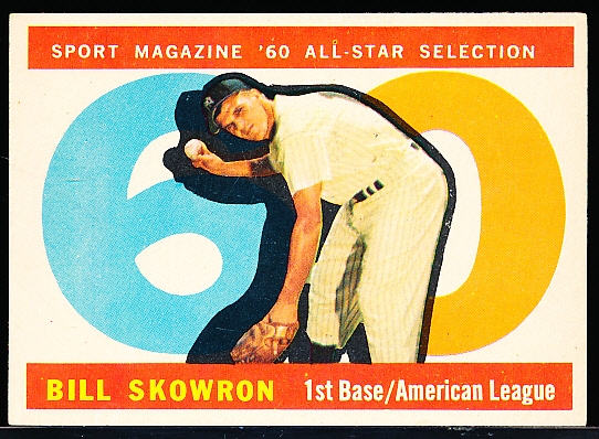 1960 Topps Bb- #553 Bill Skowron AS